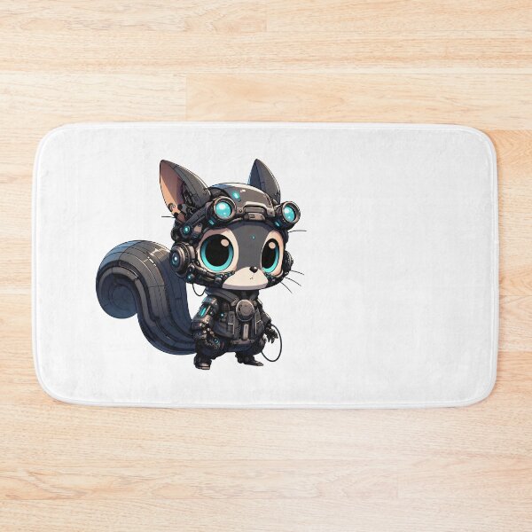Item preview, Cute Cyberpunk Robot Squirrel! designed and sold by kukamatsu.