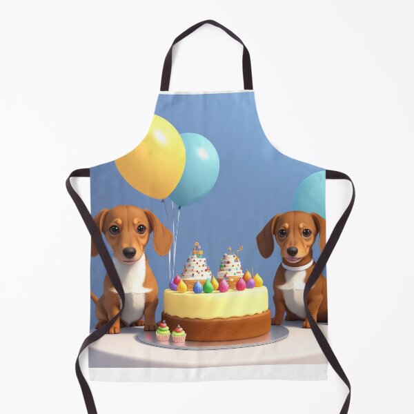 Item preview, Dachshund puppy at fun birthday party designed and sold by Tio-Tecun.