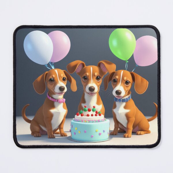 Item preview, Adorable Dachshund dog puppy beautiful fun birthday party designed and sold by Tio-Tecun.