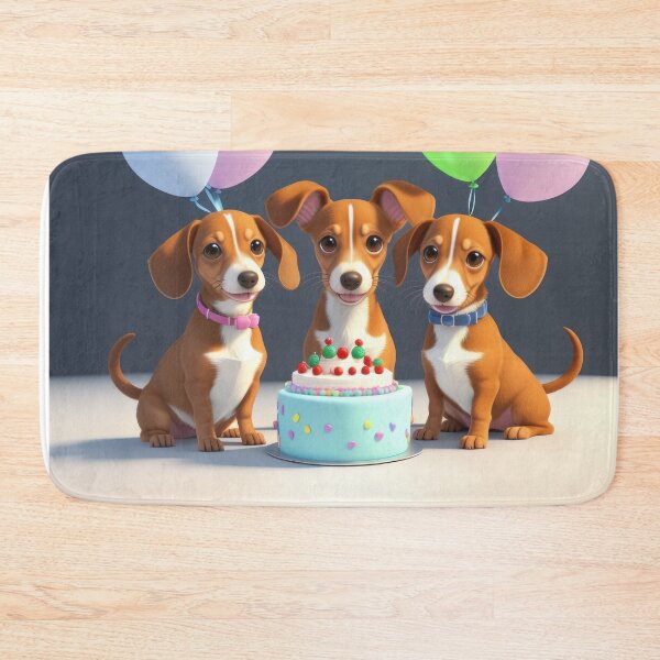 Item preview, Adorable Dachshund dog puppy beautiful fun birthday party designed and sold by Tio-Tecun.