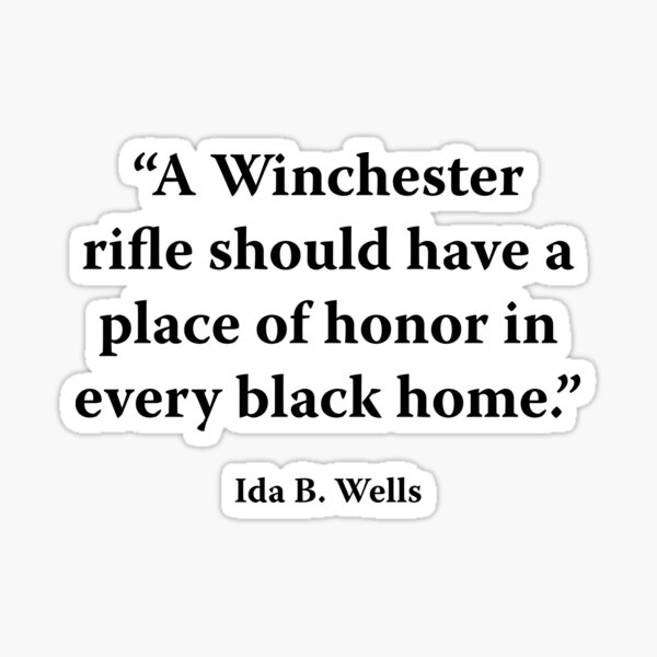 Vista previa del artículo con la obra «Ida B. Wells - Winchester», diseñado y vendido por mharbour.