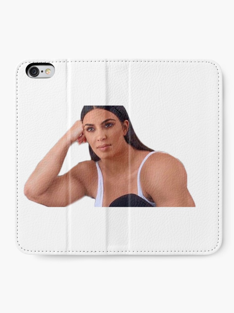 Buff Kim Kardashian Iphone Wallet By Lilyannaperez Redbubble