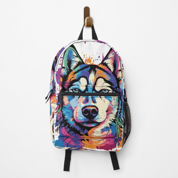 Aperçu de l'œuvre Chien Husky mignon - Husky sibérien créée et vendue par BabyYodaSticker.