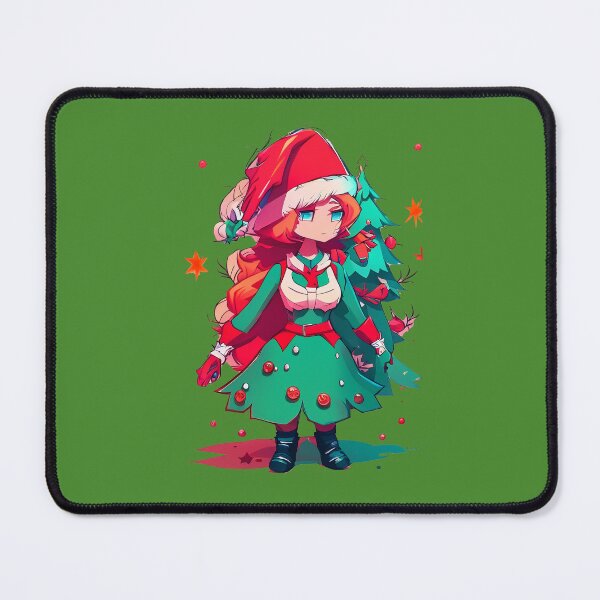 Item preview, Orange Hair Christmas Suit Anime Character designed and sold by WearIsClear.