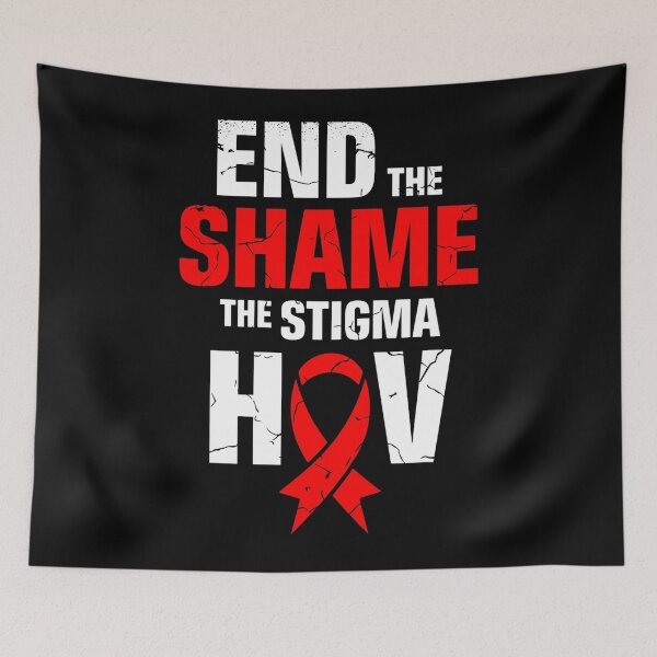 Item preview, End The Shame The Stigma HIV AIDS Awareness Month designed and sold by defabiosofxs.