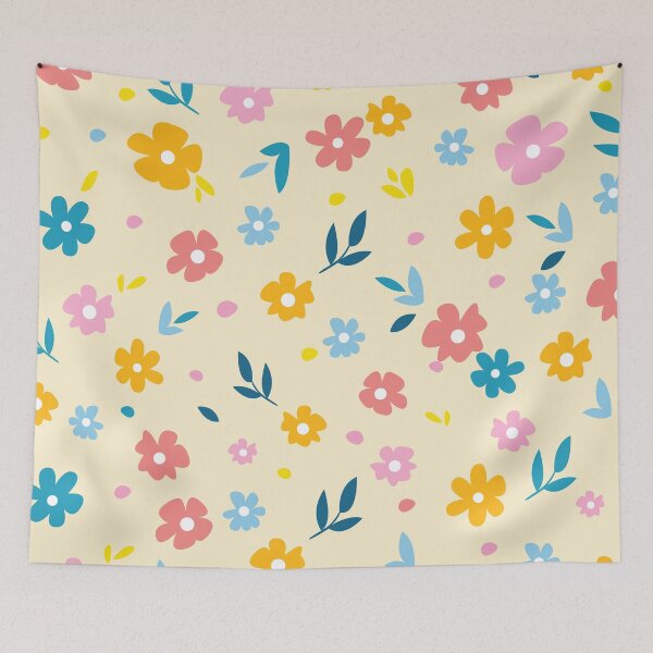 Item preview, Floral pattern cute flowers and leaves  designed and sold by Safa  Reda.
