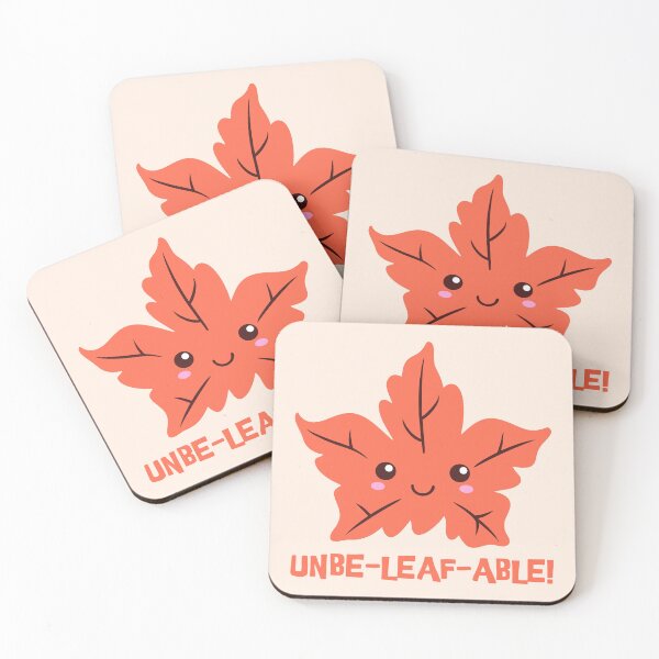 Item preview, Un-belief-able! Cute Unbelievable Leaf Cartoon! designed and sold by PMCreative.