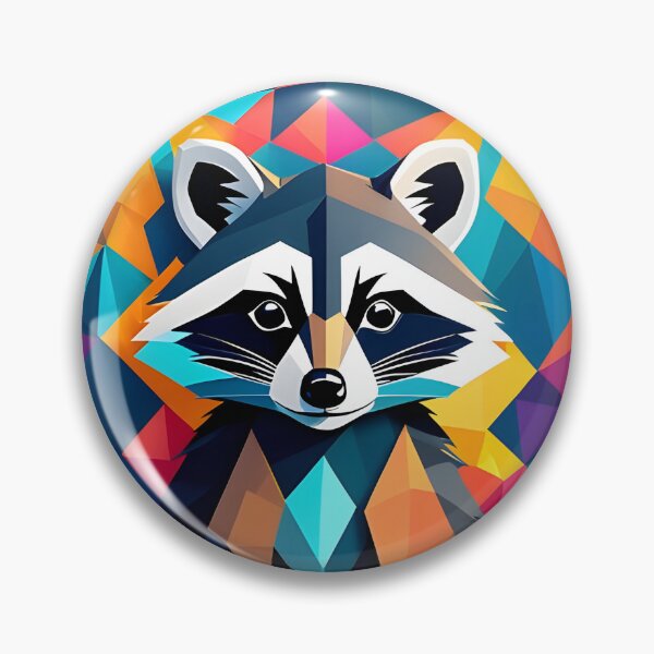 Artikelvorschau, Waschbär Low Poly entworfen und verkauft von Devo07.