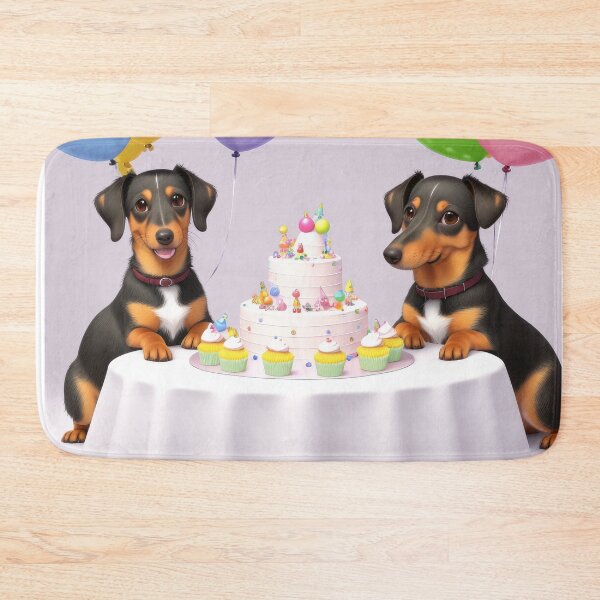 Item preview, Sureal Dachshund dog artwork in fun birthday party designed and sold by Tio-Tecun.