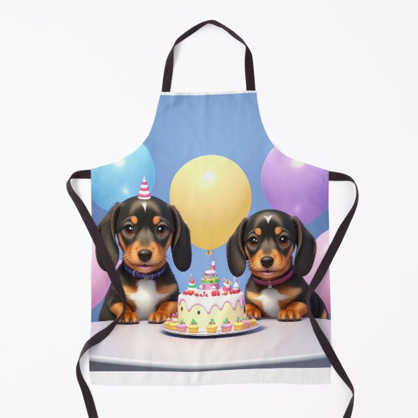 Item preview, Adorable Dachshund dog puppy in birthday party designed and sold by Tio-Tecun.