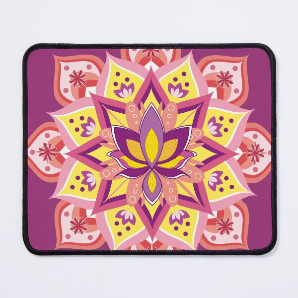 Item preview, Lilian flower as mandala ornament designed and sold by katartcreative.