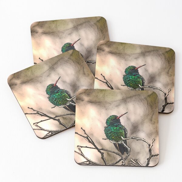 Item preview, Vintage Hummingbird Art designed and sold by notsweettea.