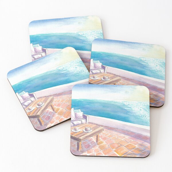 Item preview, Coffee for Two with Seaview and Romance designed and sold by artshop77.