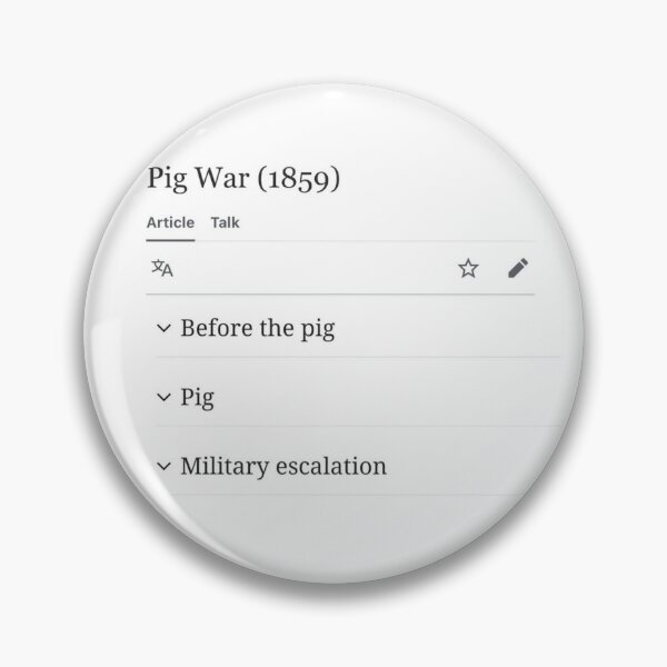 Artikelvorschau, Pig War entworfen und verkauft von moondry.