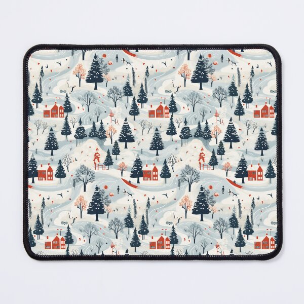 Item preview, Snowy Serenity: Ethereal Christmas Art for Cozy Interiors designed and sold by Moisky Patterns.