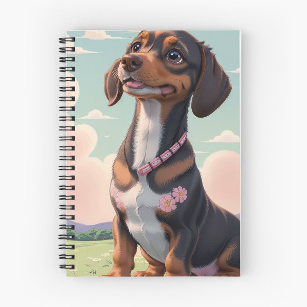 Item preview, Cute Dachshund dog beautiful dream like artwork designed and sold by Tio-Tecun.