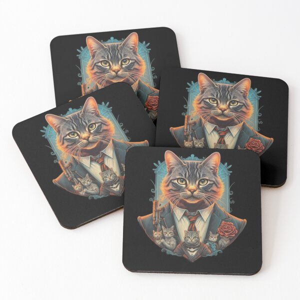 Item preview, The Catfather Gangsta Cat father OG Cat designed and sold by ZqkDesign.