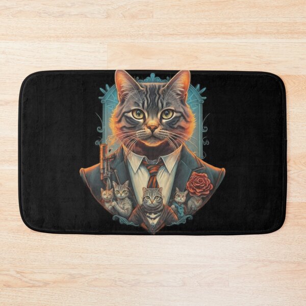 Item preview, The Catfather Gangsta Cat father OG Cat designed and sold by ZqkDesign.