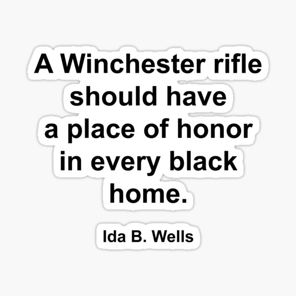 Vista previa del artículo con la obra «Ida B. Wells - Winchester», diseñado y vendido por mharbour.