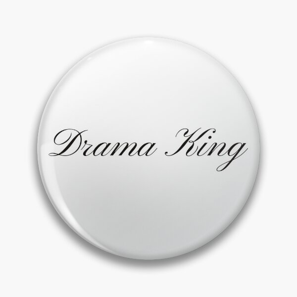 Item preview, Chic Drama King Calligraphy Design in Black  designed and sold by KikiValley.