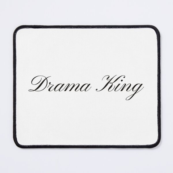 Item preview, Chic Drama King Calligraphy Design in Black  designed and sold by KikiValley.