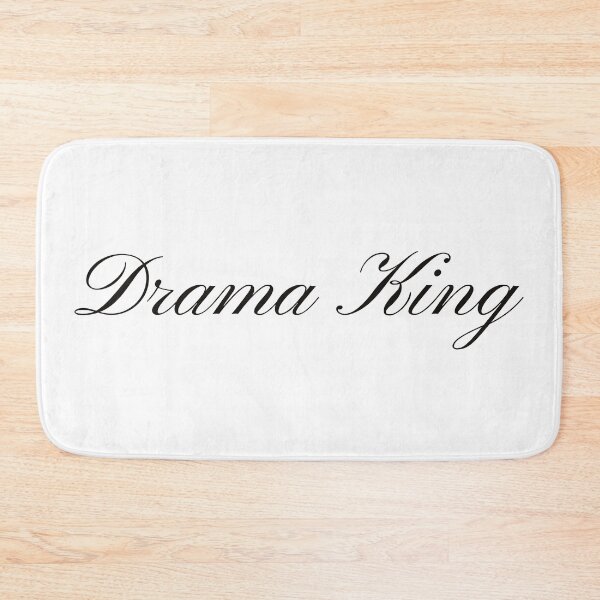 Item preview, Chic Drama King Calligraphy Design in Black  designed and sold by KikiValley.