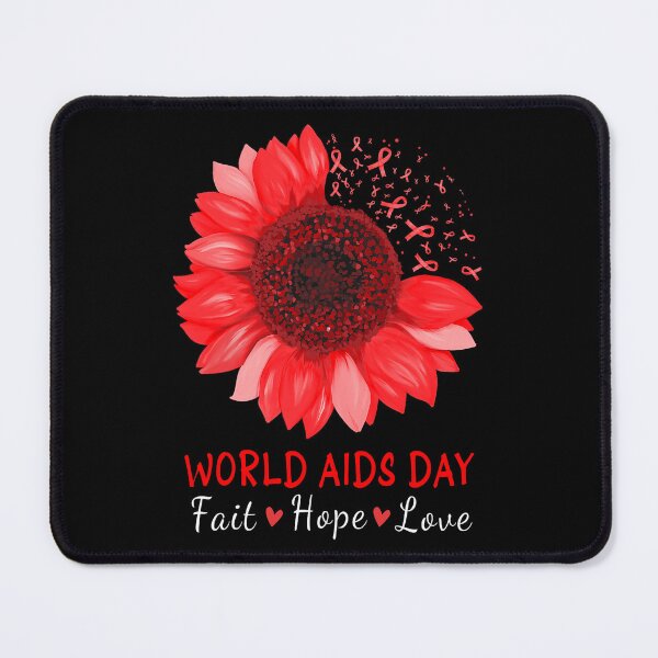 Item preview, Falth Hope World AIDS Day Awareness Daisy Flower Red Ribbon  (1) designed and sold by EagmianPheolea.