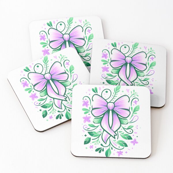 Item preview, Purple and Green Bow Doodle - Ribbon Graphic Art designed and sold by Star-Fragment.