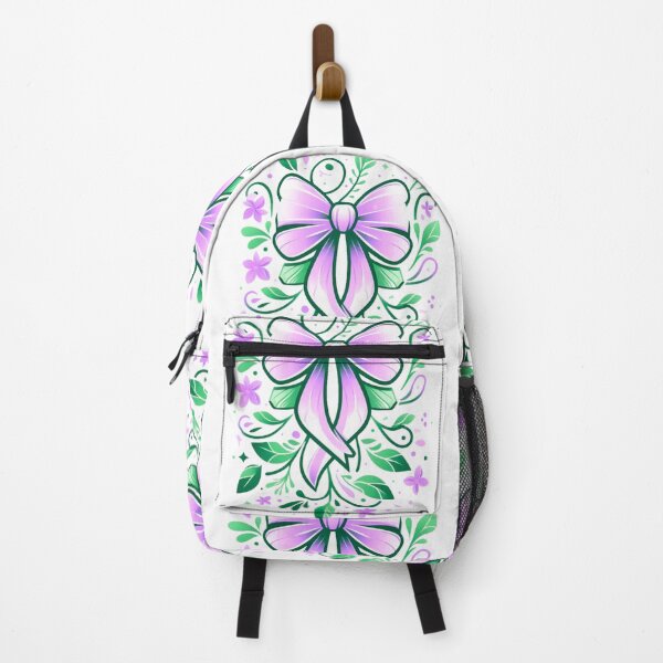 Item preview, Purple and Green Bow Doodle - Ribbon Graphic Art designed and sold by Star-Fragment.