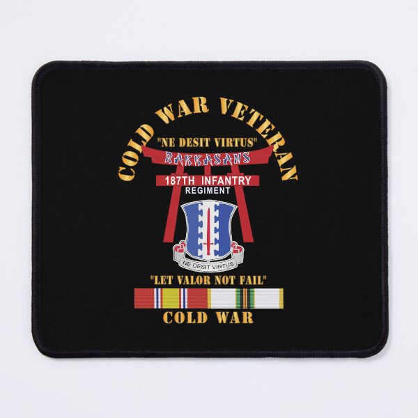 Item preview, Army - Cold War Veteran - 187th Infantry Regiment - Torii, Rakkasans, Let Valor Not Fail, English, Latin w COLD SVC X 300 designed and sold by Military Insignia Products.