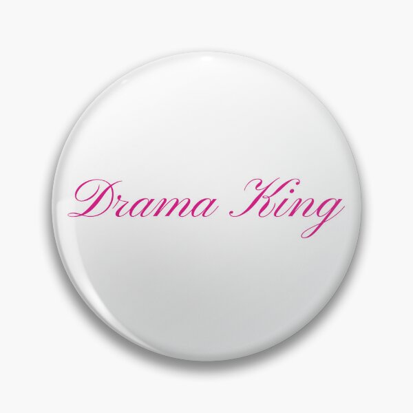 Item preview, Chic Drama King Calligraphy Design in Pink  designed and sold by KikiValley.