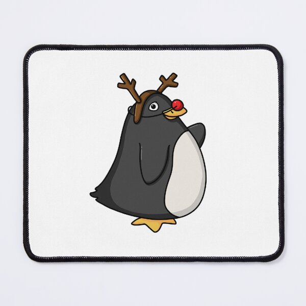 Item preview, Penguin Impersonates Rudolph for Christmas designed and sold by rageofthenerd.