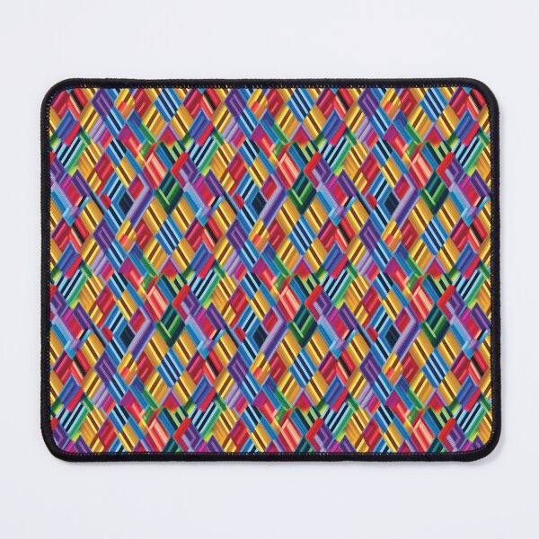 Item preview, Colorful woven fabric seamless pattern 044 designed and sold by Phumtanis66.