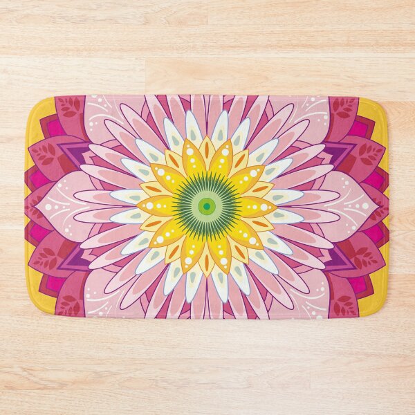 Item preview, Flower aster as mandala ornament designed and sold by katartcreative.