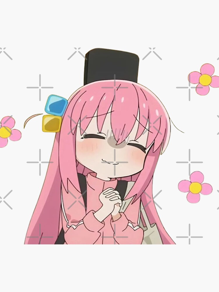 Aperçu 3 sur 3. Sticker avec l'œuvre Gotou Hitori - Bocchi le rocher créée et vendue par Theodorelmuller.