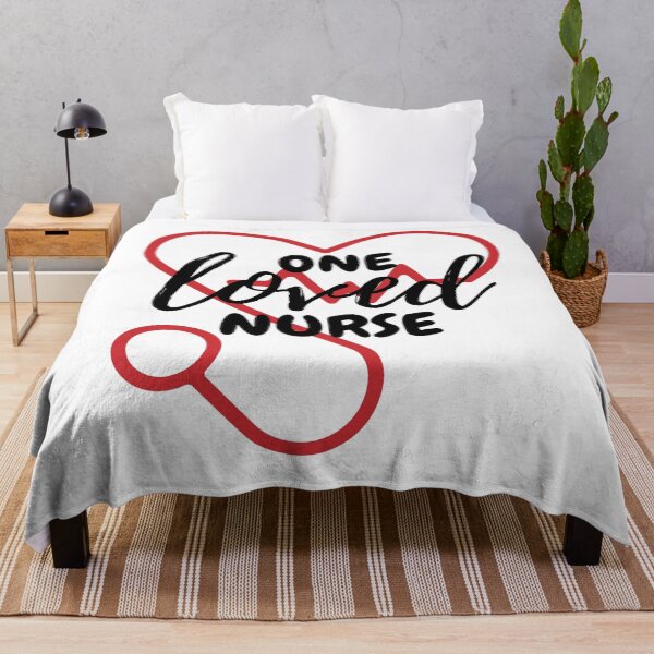 Item preview, one loved nurse  designed and sold by yassinemegguen.