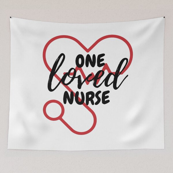 Item preview, one loved nurse  designed and sold by yassinemegguen.