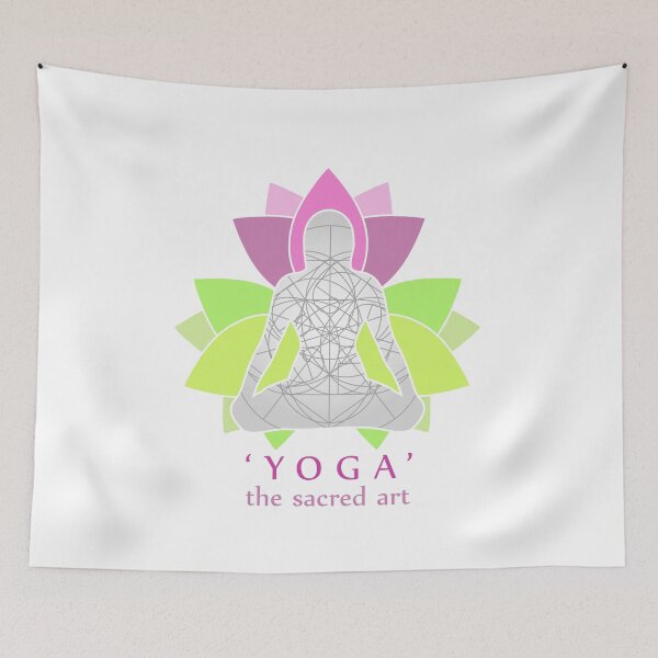 Item preview, 'Yoga' -The sacred art designed and sold by Shawlin Islam.