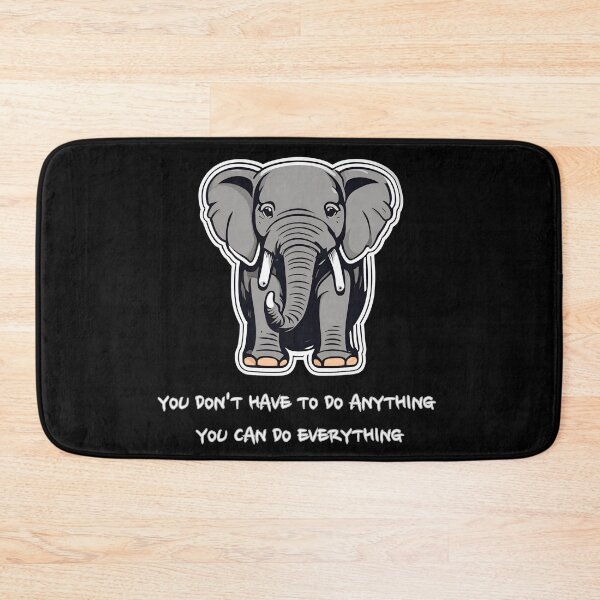 Item preview, Gray big elephant (You don't have to do anything) designed and sold by ViaNature.