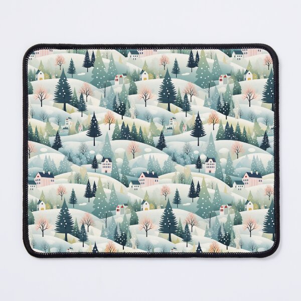 Item preview, Enchanted Snowy Night: Dreamy Winter Scene for Holiday Apparel designed and sold by Moisky Patterns.