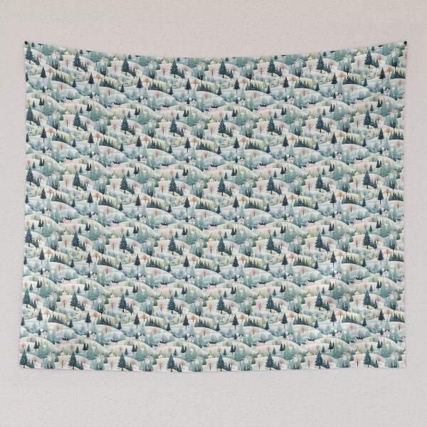 Item preview, Enchanted Snowy Night: Dreamy Winter Scene for Holiday Apparel designed and sold by Moisky Patterns.