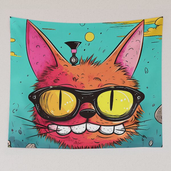 Item preview, The Urban Hipster Cat designed and sold by HisoTorDesign.
