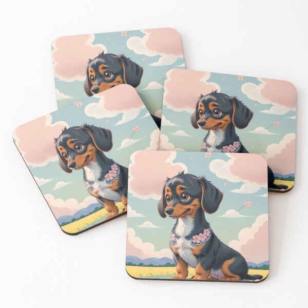 Item preview, Adorable Dachshund dog artwork designed and sold by Tio-Tecun.