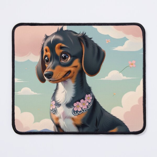 Item preview, Adorable Dachshund dog artwork designed and sold by Tio-Tecun.