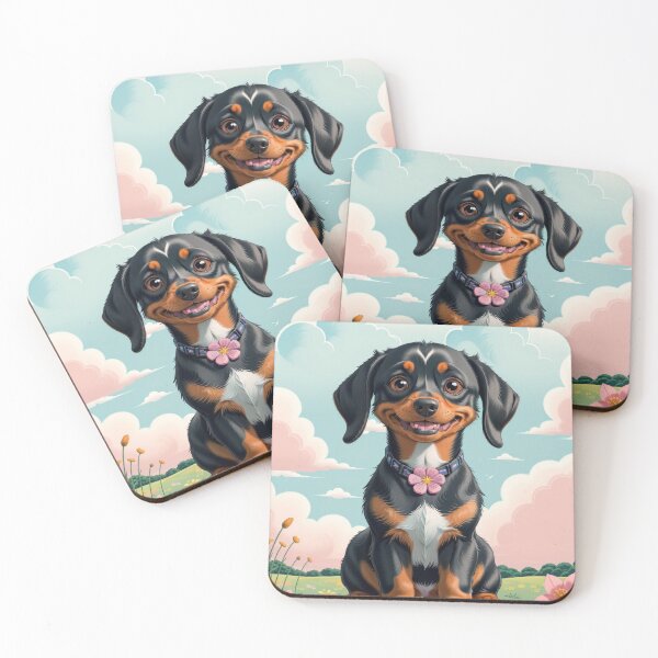 Item preview, Adorable Dachshund smiling at camera designed and sold by Tio-Tecun.