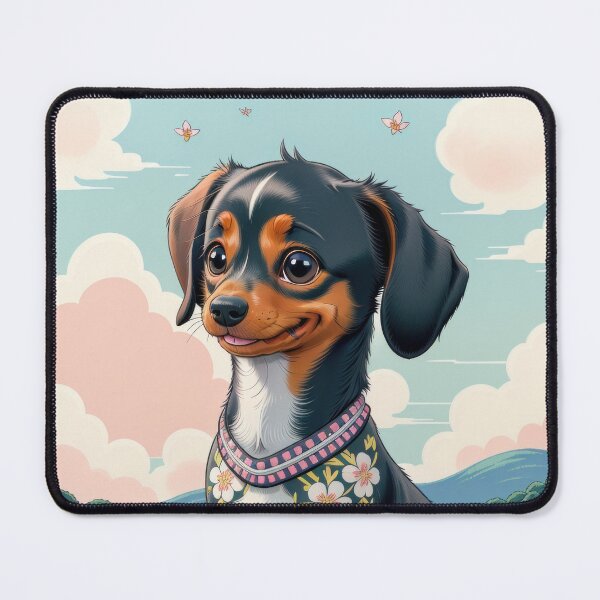 Item preview, Artwork of cute Dachshund puppy dog designed and sold by Tio-Tecun.