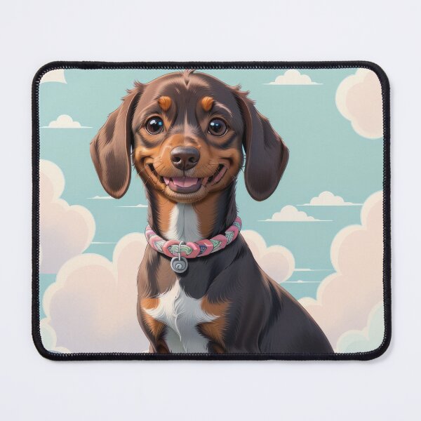 Item preview, Adorable Dachshund dog surreal artwork designed and sold by Tio-Tecun.