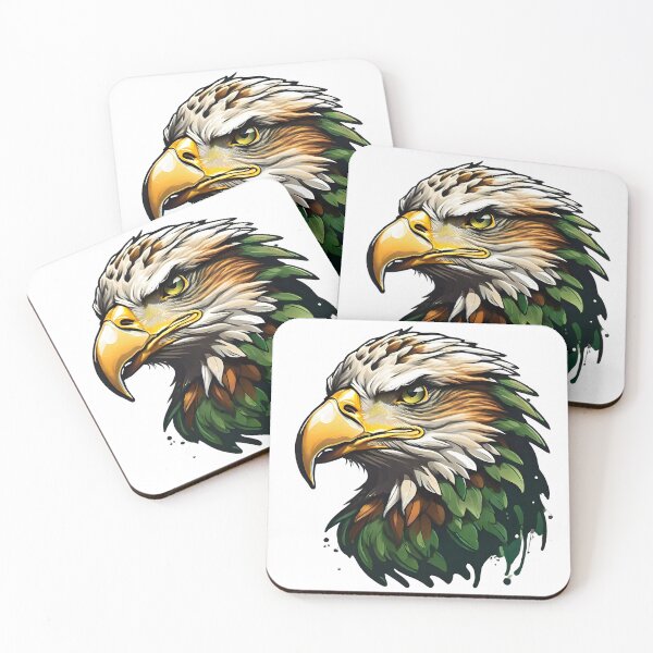 Item preview, "Fierce Fury: Angry Eagle Face Illustration" designed and sold by ArtistKunal123.