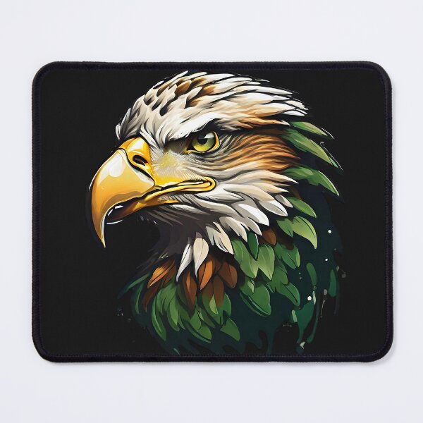 Item preview,  "Fierce Fury: Angry Eagle Face Illustration" designed and sold by ArtistKunal123.
