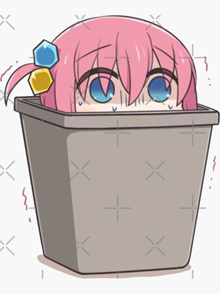 Aperçu 3 sur 3. Sticker avec l'œuvre Gotou Hitori - Bocchi le rocher créée et vendue par Theodorelmuller.